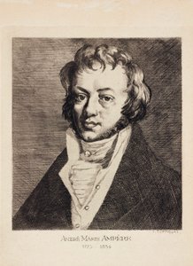 Andre-Marie Ampere, französischer Physiker und Mathematiker, um 1820