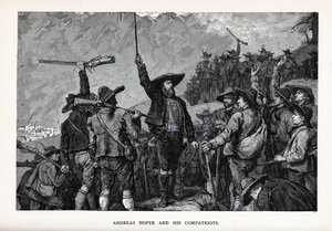Andreas Hofer und seine Landsleute, 1882 von Unbekannt