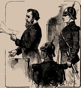 Andrei Scheljabow vor Gericht, 1881