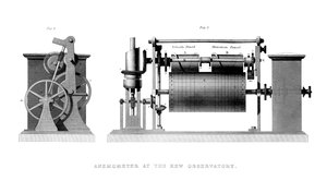 Anemometer am Kew Observatorium, 1866 von Unbekannt