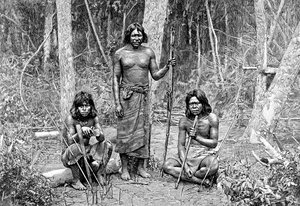 Angaite-Indianer, Nord-Chaco, Paraguay, 1895