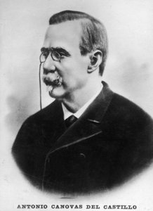 Antonio Cánovas del Castillo, spanischer Premierminister, um 1910