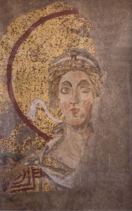 Erzengel Gabriel, byzantinisch, frühes 20. Jahrhundert, Original aus dem 9. Jahrhundert