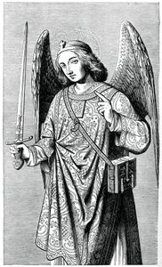 Erzengel St. Michael, 1870 von Unbekannt