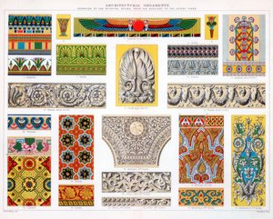 Architektonische Ornamente von Unbekannt