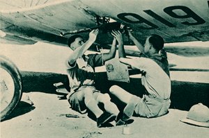 Bewaffnungsabteilung bei der Arbeit, 1940