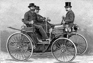Armand Peugots erstes Auto, 1890 von Unbekannt