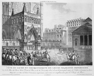 Ankunft in Notre Dame, 2. Dezember 1804, 19. Jahrhundert