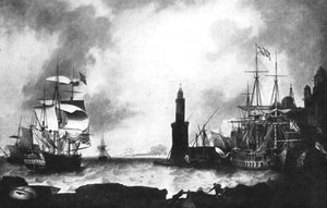 Ankunft der HMS Vanguard