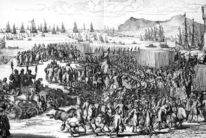 Ankunft von Wilhelm von Oranien in England, 5. November 1688 von Unbekannt