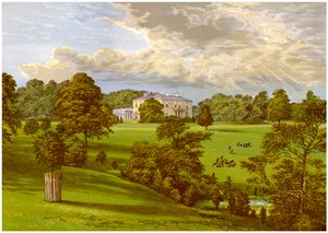 Ashcombe Park, Staffordshire, Heimat der Familie Sneyd, um 1880 von Unbekannt
