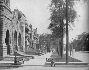 Ashland Avenue, Chicago, um 1897 von Unbekannt