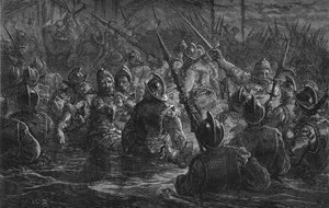 Angriff auf Puerto Rico, 1797, um 1880 von Unbekannt