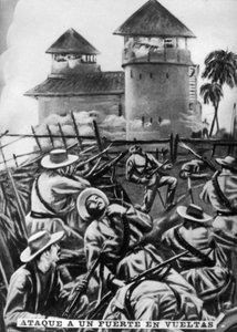 Angriff auf ein Fort, Januar 1897, ca. 1910