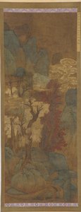 Herbstlaub in einer Bergschlucht, Ming-Dynastie