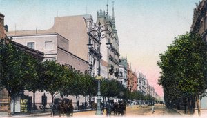 Avenida de Mayo, Buenos Aires, Argentinien, frühes 20. Jahrhundert