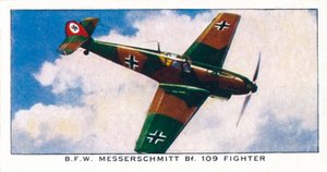 B.F.W. Messerschmitt Bf. 109 Jagdflugzeug, 1938