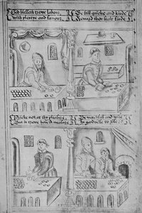 Bäcker bei der Arbeit MS. Add. 34, 605, 1903