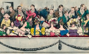 Balkon im Theater, 19. Jahrhundert