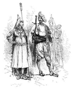 Banjari Männer und Frauen, Orissa, Indien, 1895 von Unbekannt