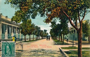 Banos Straße, Havanna, Kuba, ca. 1910