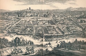 Banza Lovangri, die Hauptstadt des ehemaligen Königreichs Lovango, ca. 1670, 1903