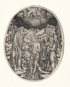 Taufe Christi, 1400er von Unbekannt