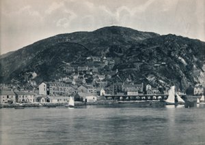 Barmouth - Blick vom Mawddach, zeigt Höhen, 1895