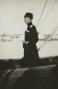 Baron Pyotr Nikolayevich Wrangel auf der Yacht Lucullus. Lemnos, 1921