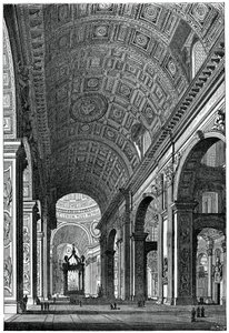 Basilika St. Peter, Rom, 1870 von Unbekannt