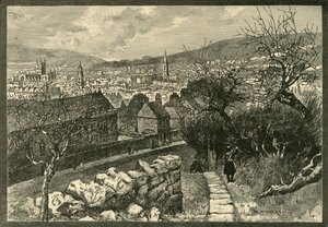 Bath, von Beechen Cliff, 1898