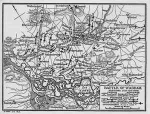 Schlacht von Wagram, Positionen am 5. Juli 1809, 1896