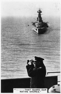 Schlachtkreuzer HMS Hood während der Frühjahrsübungen, 1937 von Unbekannt