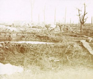 Schlachtfeld, um 1914-1918