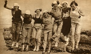 Strandpyjamas, 1930, 1933