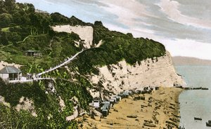 Beer Beach, Devon, frühes 20. Jahrhundert