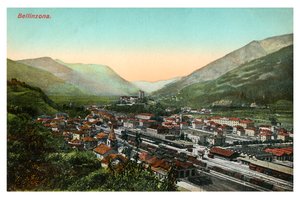 Bellinzona, Schweiz, frühes 20. Jahrhundert von Unbekannt