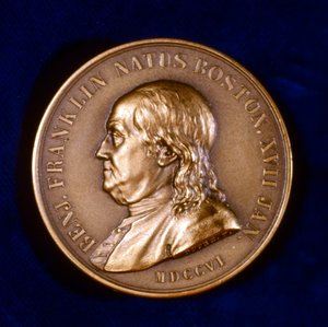 Benjamin Franklin, amerikanischer Wissenschaftler, Erfinder und Staatsmann