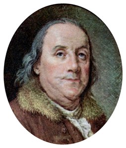Benjamin Franklin, um 1782