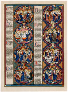 Biblische Szenen, spätes 13. Jahrhundert von Unbekannt