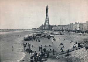 Blackpool - Ansicht der Front, mit dem Turm