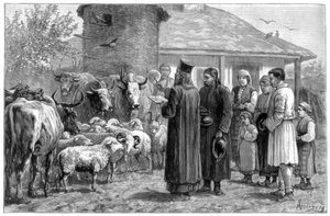 Segnung von Haustieren, Bulgarien, 1887