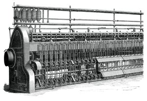Spule und Fliegenrahmen, ca. 1880 von Unbekannt