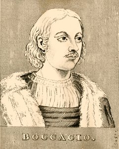Boccaccio, 1313-1375, 1830 von Unbekannt