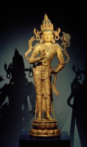 Bodhisattva Maitreya / Skulptur, 11.–12. Jhdt.