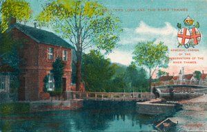 Boulters Lock und die Themse, ca. 1910 von Unbekannt