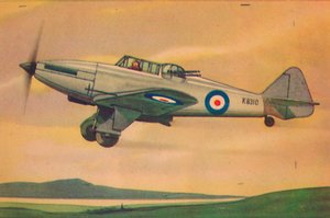 Boulton Paul Defiant Jagdflugzeug, ca. 1944