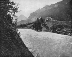 Bow River Rapids, Banff, Nordwest-Territorien, Kanada