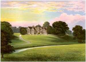 Bramall Hall, Cheshire, Heimat der Familie Davenport, ca. 1880 von Unbekannt