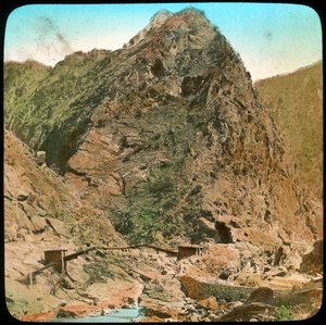 Brücke über den Sutleij-Fluss, Wanga, Indien, spätes 19. oder frühes 20. Jahrhundert